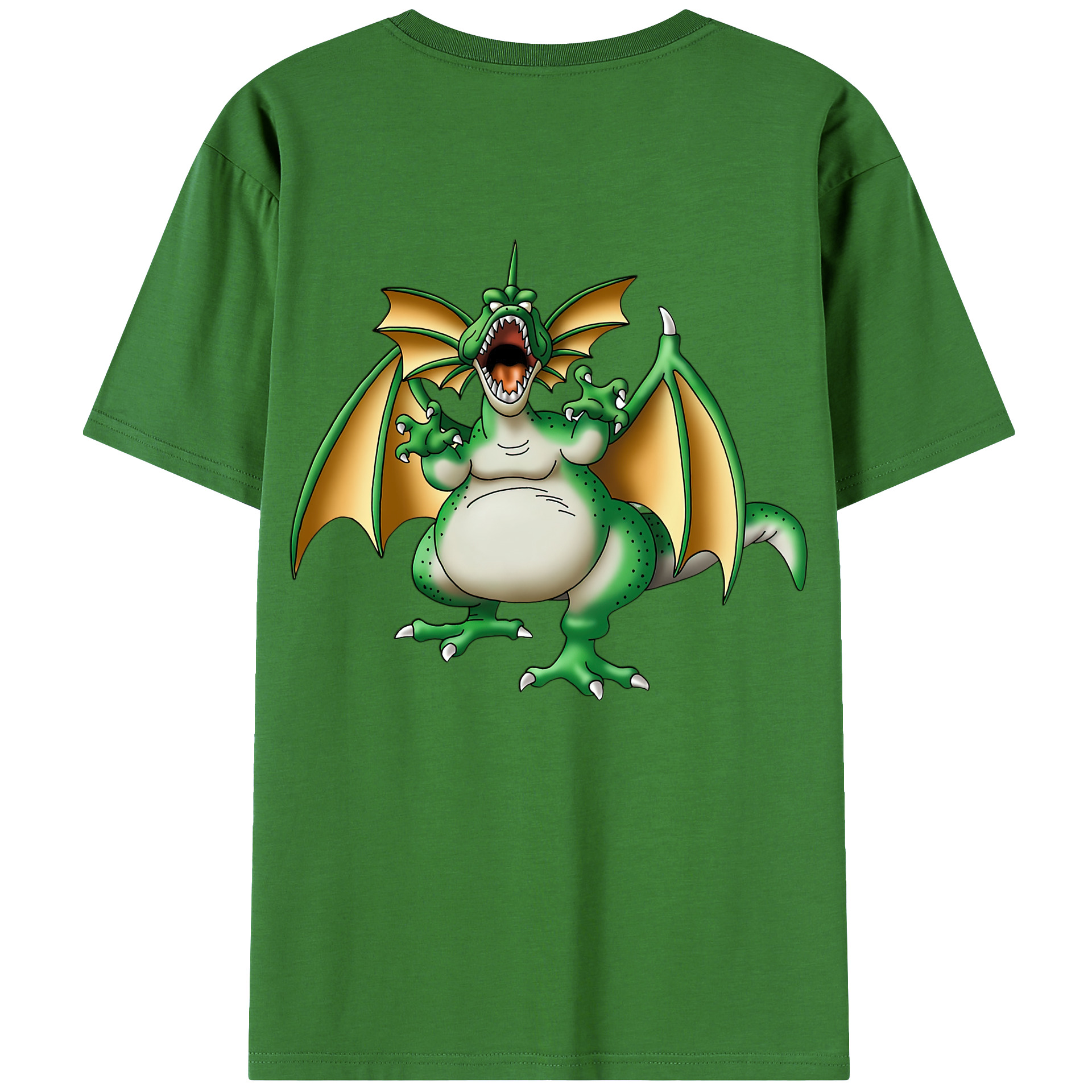 （画像用） ドラゴンクエスト Doragon Kuesuto Dragon Quest レディース半袖Tシャツ(バックプリント)